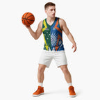 India vs Australia Custom Basketball Jersey Blue vs Gold Cricket Heritage - Aussie Hoodie