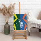 India vs Australia Custom Canvas Wall Art Blue vs Gold Cricket Heritage - Aussie Hoodie