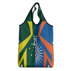 India vs Australia Custom Grocery Bag Blue vs Gold Cricket Heritage - Aussie Hoodie