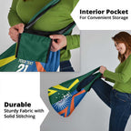 India vs Australia Custom Grocery Bag Blue vs Gold Cricket Heritage - Aussie Hoodie