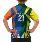 India vs Australia Custom Hawaiian Shirt Blue vs Gold Cricket Heritage - Aussie Hoodie