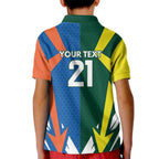 India vs Australia Custom Kid Polo Shirt Blue vs Gold Cricket Heritage - Aussie Hoodie