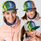 India vs Australia Personalised Mesh Trucker Cap Blue vs Gold Cricket Heritage - Aussie Hoodie