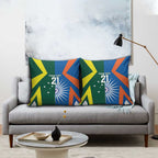 India vs Australia Custom Pillow Cover Blue vs Gold Cricket Heritage - Aussie Hoodie
