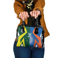 India vs Australia Custom Shoulder Handbag Blue vs Gold Cricket Heritage - Aussie Hoodie
