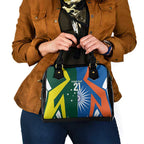 India vs Australia Custom Shoulder Handbag Blue vs Gold Cricket Heritage - Aussie Hoodie