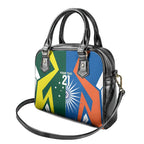 India vs Australia Custom Shoulder Handbag Blue vs Gold Cricket Heritage - Aussie Hoodie
