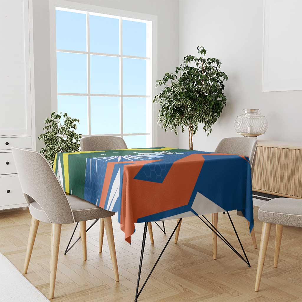 India vs Australia Custom Tablecloth Blue vs Gold Cricket Heritage - Aussie Hoodie