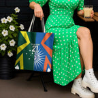 India vs Australia Custom Tote Bag Blue vs Gold Cricket Heritage - Aussie Hoodie