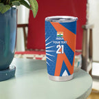 India vs Australia Custom Tumbler Cup Blue vs Gold Cricket Heritage - Aussie Hoodie