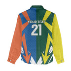 India vs Australia Custom Women Casual Shirt Blue vs Gold Cricket Heritage - Aussie Hoodie