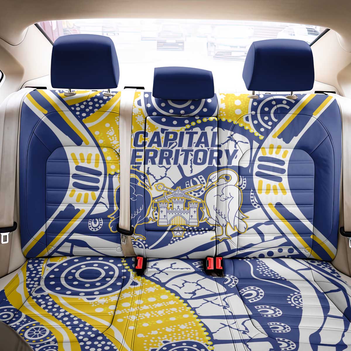 Australian Capital Territory Back Car Seat Cover For The King The Law And The People