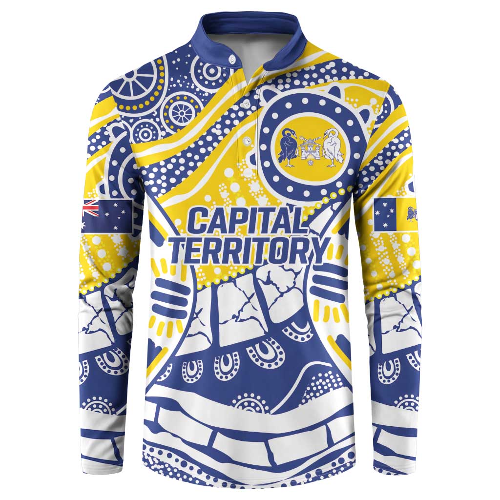 Australian Capital Territory Button Sweatshirt For The King The Law And The People