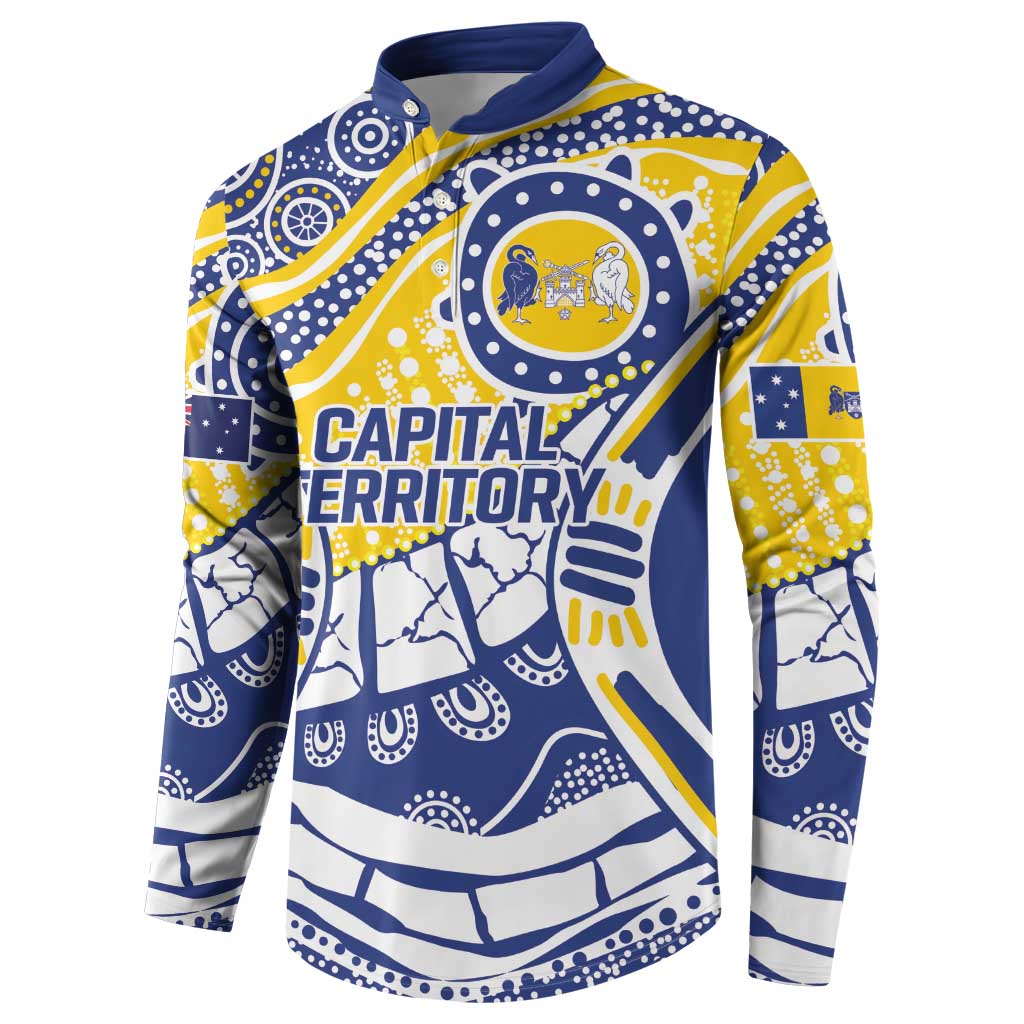 Australian Capital Territory Button Sweatshirt For The King The Law And The People