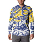 Australian Capital Territory Button Sweatshirt For The King The Law And The People