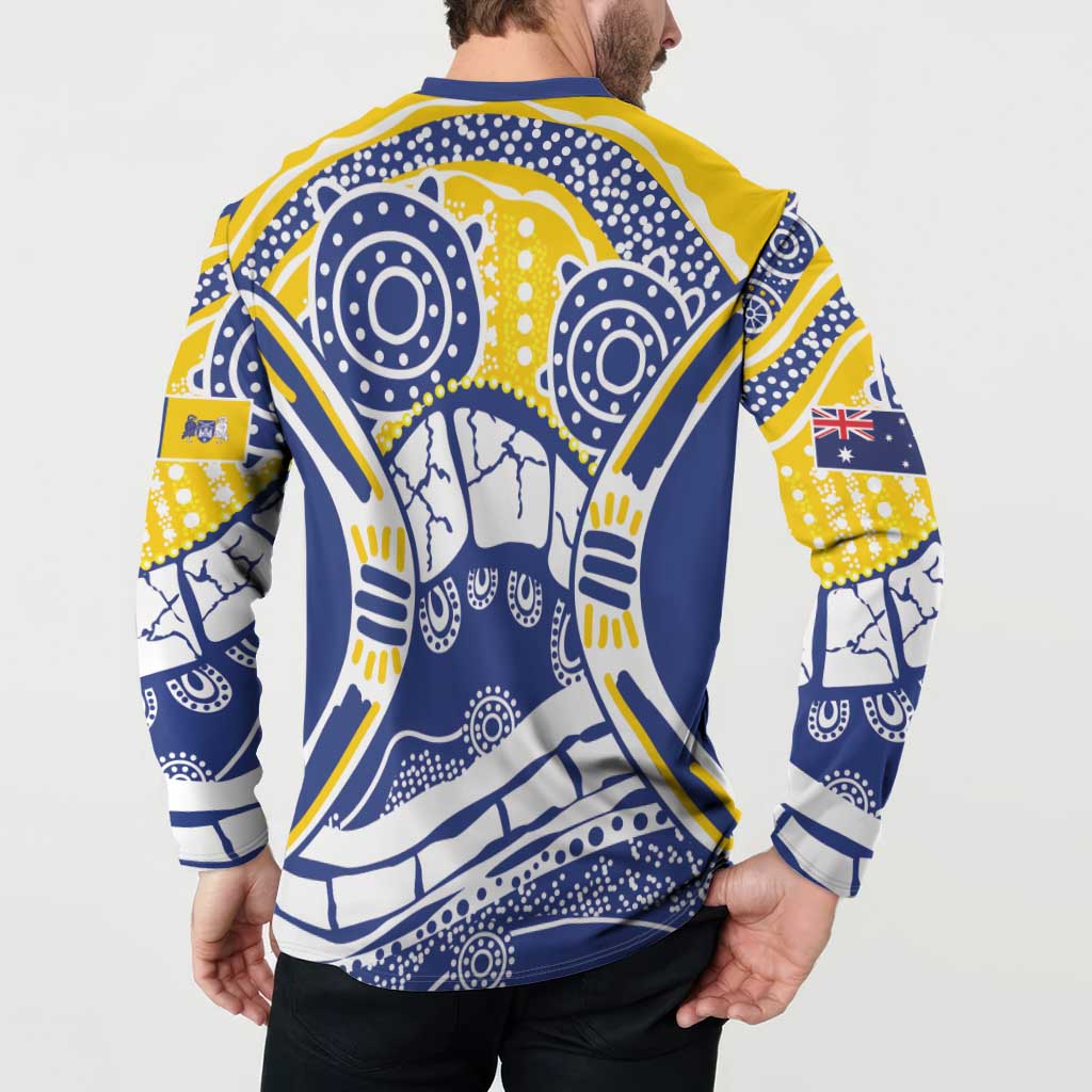 Australian Capital Territory Button Sweatshirt For The King The Law And The People