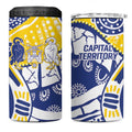 Australian Capital Territory 4 in 1 Can Cooler Tumbler For The King The Law And The People