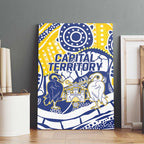 Australian Capital Territory Canvas Wall Art For The King The Law And The People