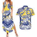 Australian Capital Territory Couples Matching Summer Maxi Dress and Hawaiian Shirt For The King The Law And The People