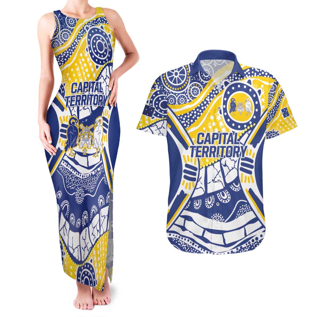 Australian Capital Territory Couples Matching Tank Maxi Dress and Hawaiian Shirt For The King The Law And The People