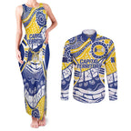 Australian Capital Territory Couples Matching Tank Maxi Dress and Long Sleeve Button Shirt For The King The Law And The People