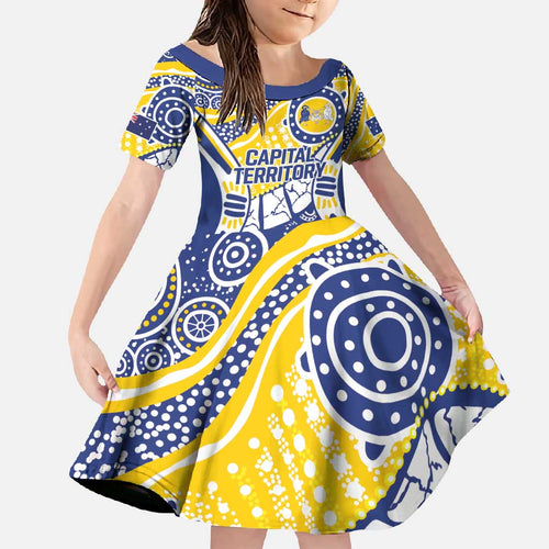 Australian Capital Territory Family Matching Tank Maxi Dress and Hawaiian Shirt For The King The Law And The People