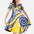 Australian Capital Territory Kid Short Sleeve Dress For The King The Law And The People