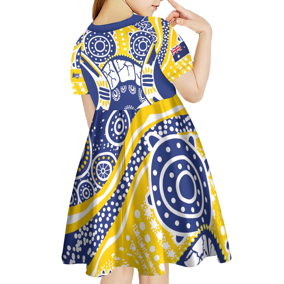 Australian Capital Territory Kid Short Sleeve Dress For The King The Law And The People