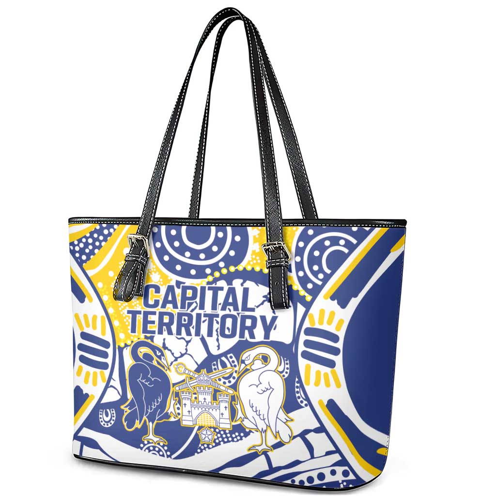 Australian Capital Territory Leather Tote Bag For The King The Law And The People