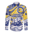 Australian Capital Territory Long Sleeve Button Shirt For The King The Law And The People