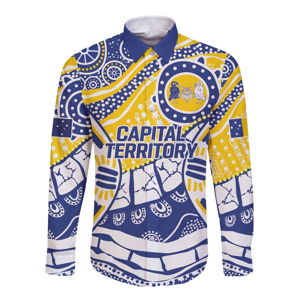 Australian Capital Territory Long Sleeve Button Shirt For The King The Law And The People