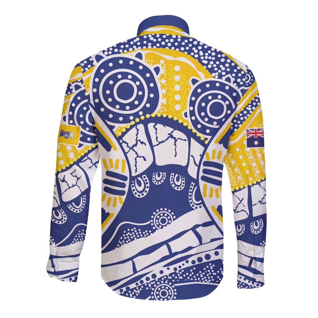 Australian Capital Territory Long Sleeve Button Shirt For The King The Law And The People