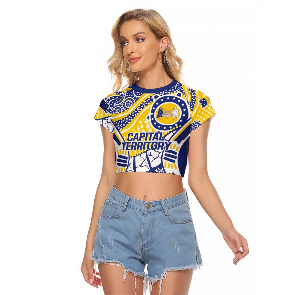 Australian Capital Territory Raglan Cropped T Shirt For The King The Law And The People