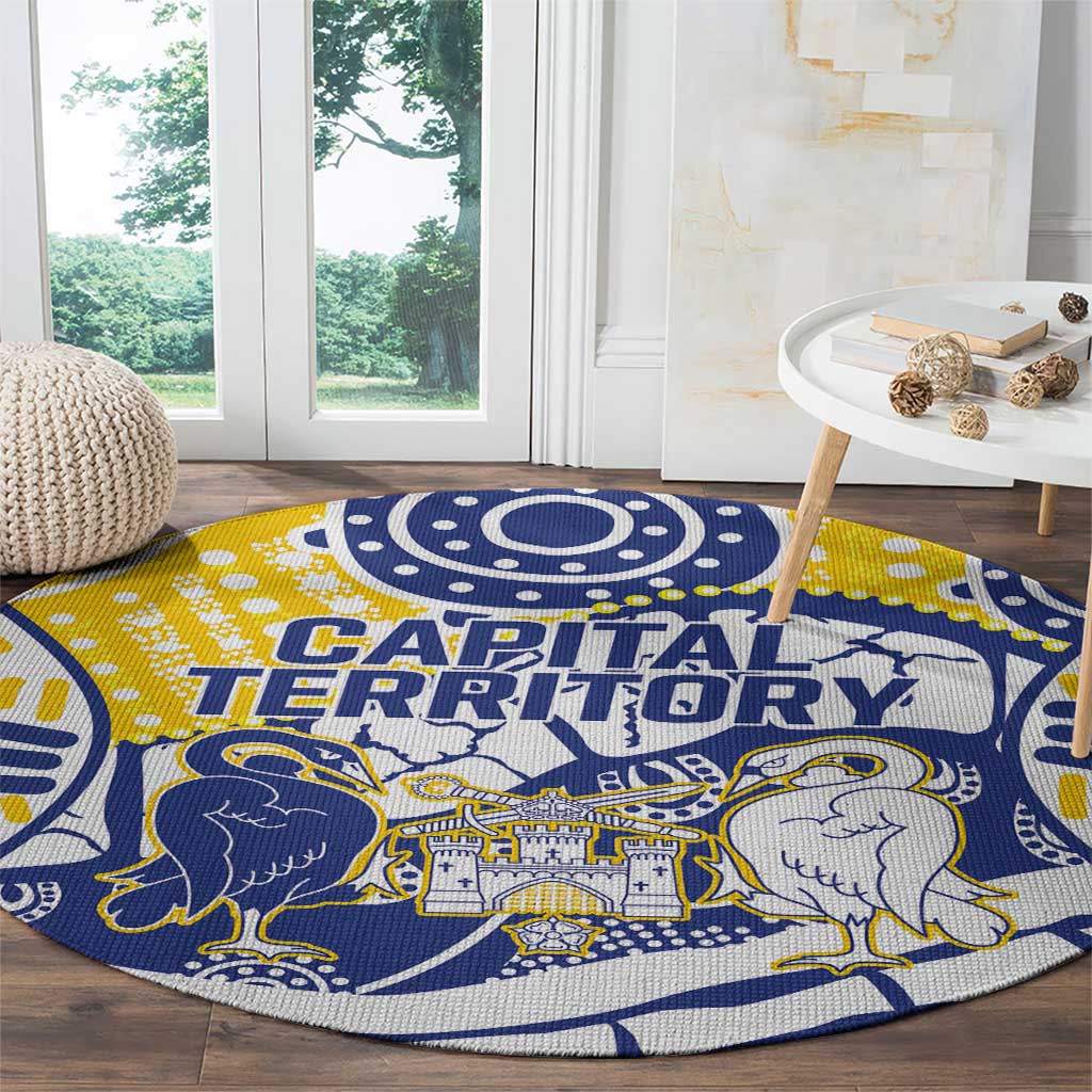 Australian Capital Territory Round Carpet For The King The Law And The People
