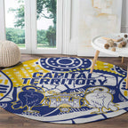 Australian Capital Territory Round Carpet For The King The Law And The People