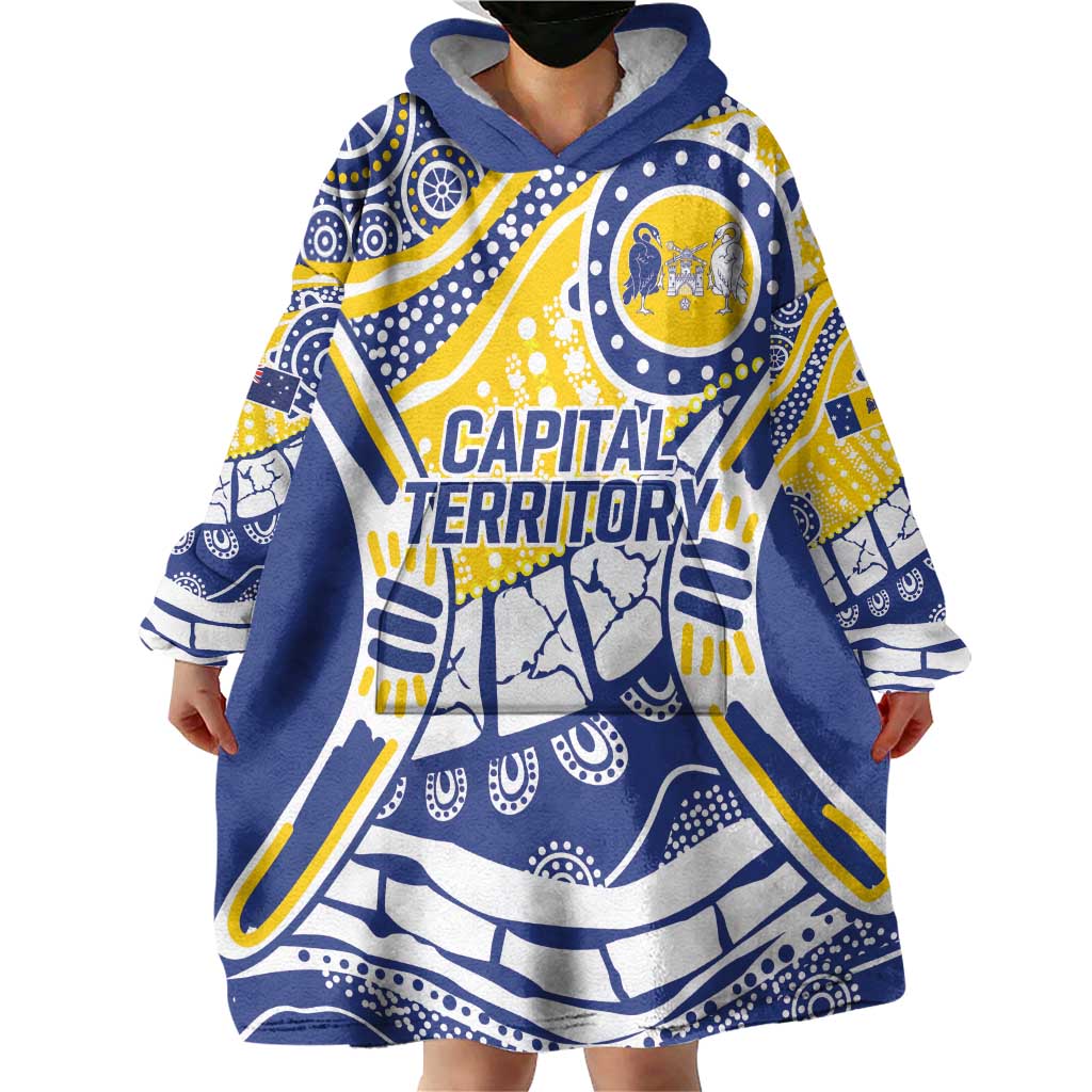 Australian Capital Territory Wearable Blanket Hoodie For The King The Law And The People
