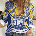 Australian Capital Territory Women Casual Shirt For The King The Law And The People