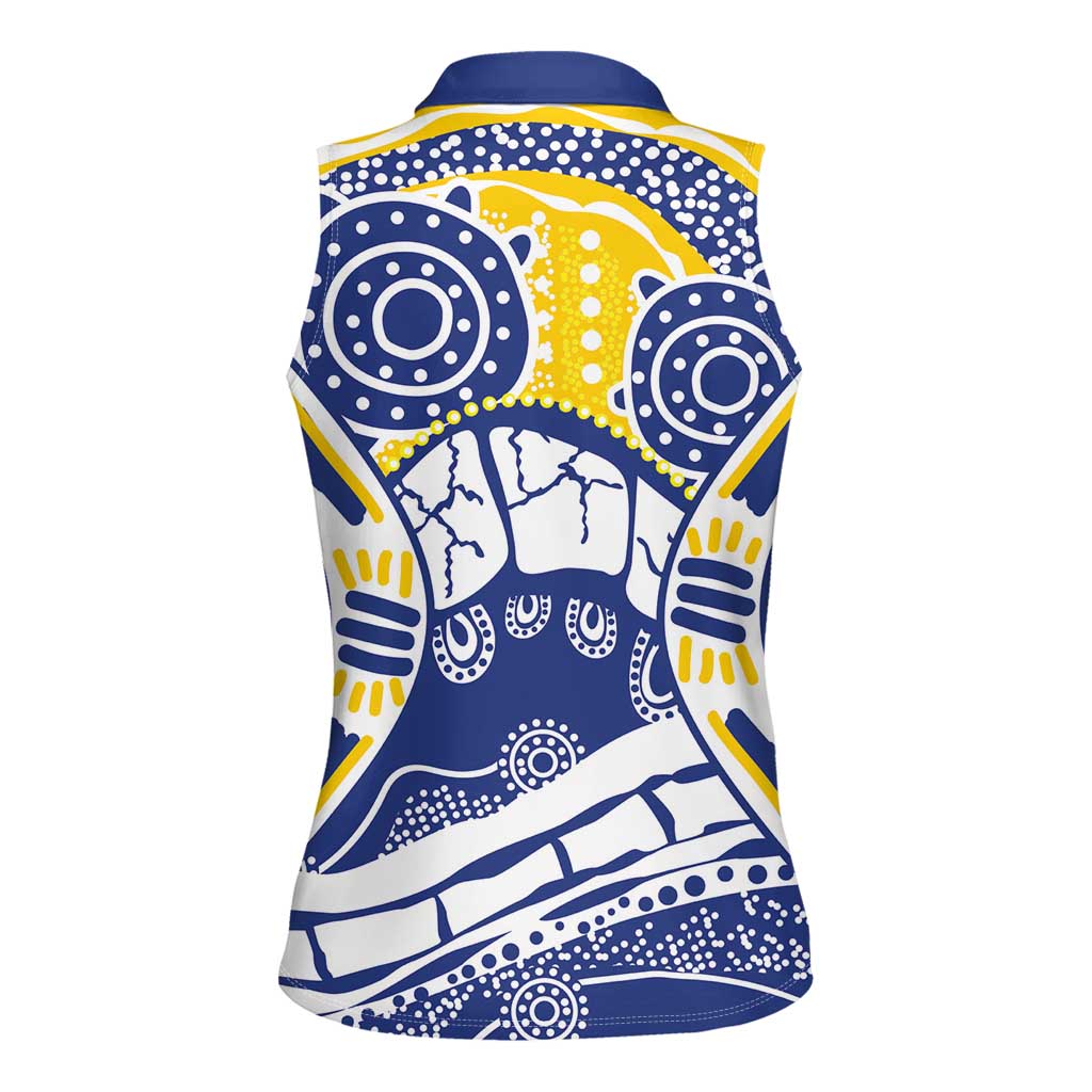 Australian Capital Territory Women Sleeveless Polo Shirt For The King The Law And The People
