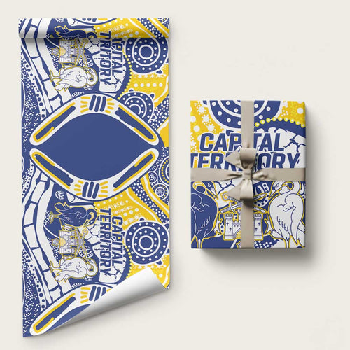 Australian Capital Territory Wrapping Paper For The King The Law And The People - Aussie Hoodie