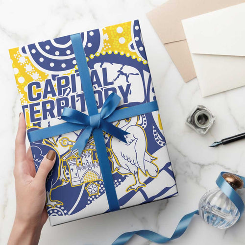 Australian Capital Territory Wrapping Paper For The King The Law And The People - Aussie Hoodie