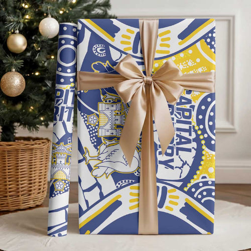 Australian Capital Territory Wrapping Paper For The King The Law And The People - Aussie Hoodie