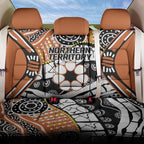 Australian Northern Territory Back Car Seat Cover Aboriginal with Sturt's Desert Rose