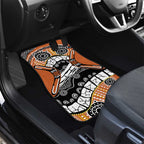 Australian Northern Territory Car Mats Aboriginal with Sturt's Desert Rose