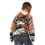 Australian Northern Territory Kid Hoodie Aboriginal with Sturt's Desert Rose