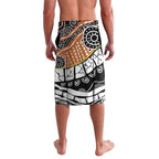 Australian Northern Territory Lavalava Aboriginal with Sturt's Desert Rose