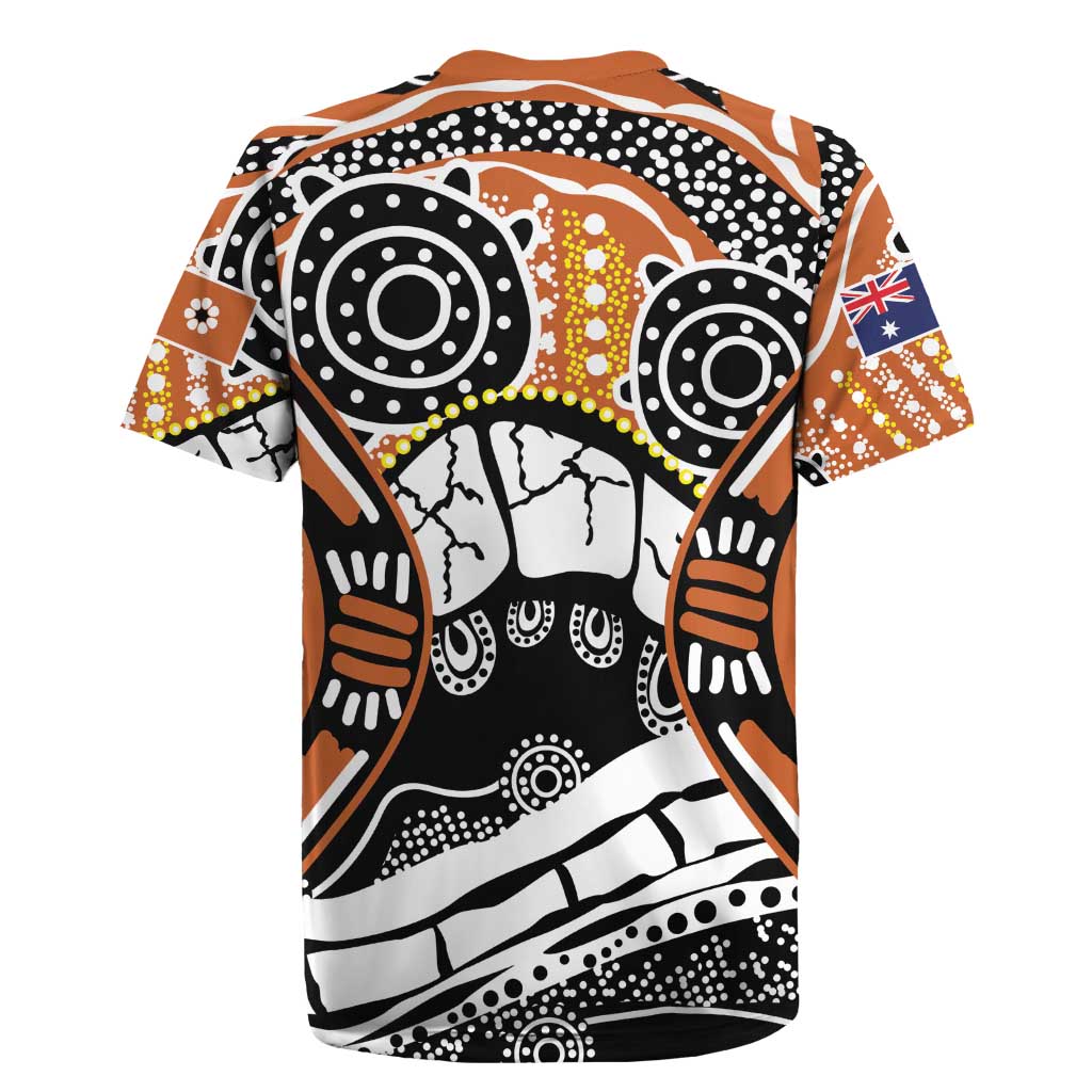 Australian Northern Territory Rugby Jersey Aboriginal with Sturt's Desert Rose