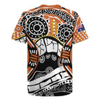 Australian Northern Territory Rugby Jersey Aboriginal with Sturt's Desert Rose