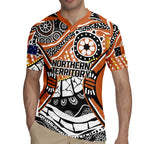 Australian Northern Territory Rugby Jersey Aboriginal with Sturt's Desert Rose
