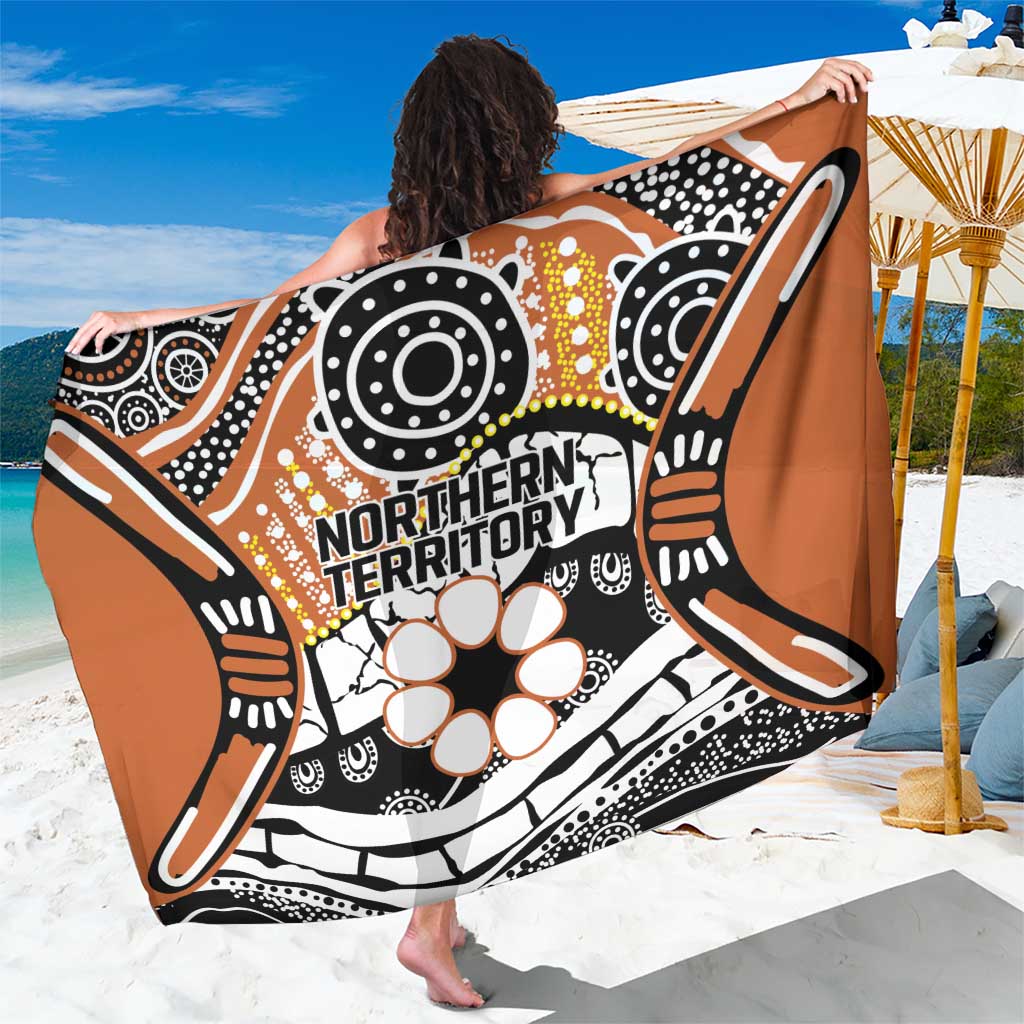 Australian Northern Territory Sarong Aboriginal with Sturt's Desert Rose