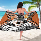 Australian Northern Territory Sarong Aboriginal with Sturt's Desert Rose
